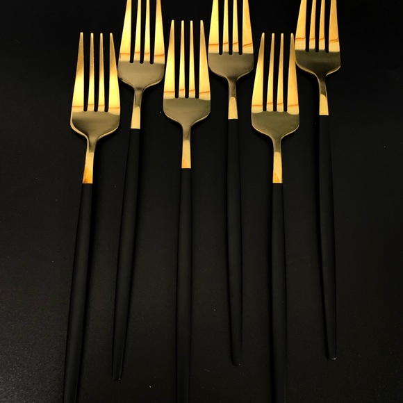 24pcs Stainless Steel Cutlery Set Portuguese Spoon Western Cutlery Sets - Picture 12 of 16